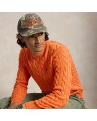 Polo Ralph Lauren - Cable-Knit Cotton Sweater - Lyst