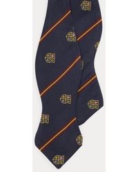 Polo Ralph Lauren - Gestreifte Clubfliege Aus Seide - Lyst