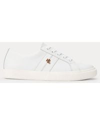 Ralph Lauren - Ledersneaker Janson Ii - Lyst