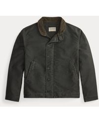 RRL - Corduroy-Collar Cotton Deck Jacket - Lyst