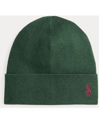 Ralph Lauren - Rib-Knit Cotton Beanie - Lyst