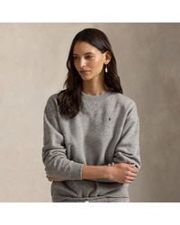Ralph Lauren - Fleece Crewneck Sweatshirt - Lyst