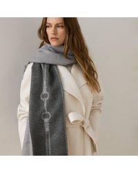 Ralph Lauren - Belting-Motif Jacquard Wrap Scarf - Lyst
