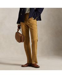 Polo Ralph Lauren - Relaxed-Straight-Fit Hose Aus Wildleder - Lyst