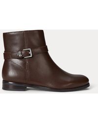 Ralph Lauren - Stivaletti Brooke II in vitello - Lyst