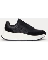 Ralph Lauren - Sneaker Franky Aus Walk- Und Wildleder - Lyst