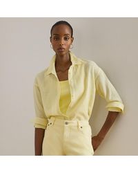 Ralph Lauren - Relaxed Fit Striped Linen Shirt - Lyst