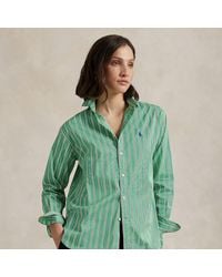 Polo Ralph Lauren - Relaxed Fit Striped Cotton Shirt - Lyst
