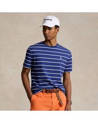 Polo Ralph Lauren - Classic Fit Striped Soft Cotton T-shirt - Lyst