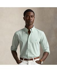 Polo Ralph Lauren - Custom Fit Striped Stretch Poplin Shirt - Lyst