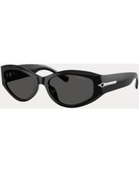 Ralph Lauren - Stirrup Rectangle Sunglasses - Lyst