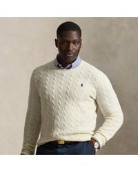 Polo Ralph Lauren - V Neck Sweather With Logo - Lyst