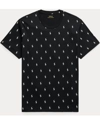 Polo Ralph Lauren - Allover Pony Cotton Jersey Sleep Shirt - Lyst
