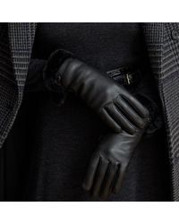 Ralph Lauren - Touchscreen-Handschuhe Aus Schafleder - Lyst