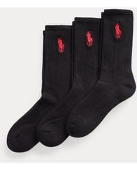 Polo Ralph Lauren - Big Pony Crew Sock 3-pack - Lyst