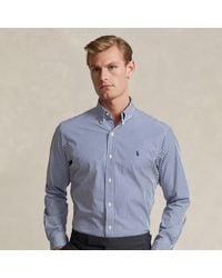 Polo Ralph Lauren - Slim Fit Striped Stretch Poplin Shirt - Lyst