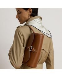 Ralph Lauren - Leather Medium Tasha East-West Bag - Lyst