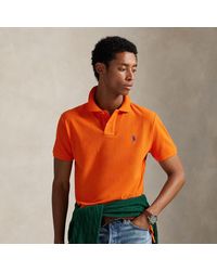 Polo Ralph Lauren - Custom Slim Fit Mesh Polo - Lyst