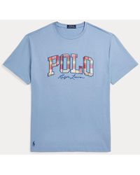 Polo Ralph Lauren - Geruit Classic Fit Jersey T-shirt - Lyst