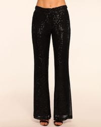 Ramy Brook - Olivian Beaded Sequin Flare Pant - Lyst