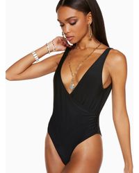 Ramy Brook - Soren V-Neck One Piece Swimsuit - Lyst