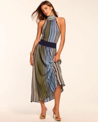 Ramy Brook - Marina Ombre Knit Halter Maxi Dress - Lyst