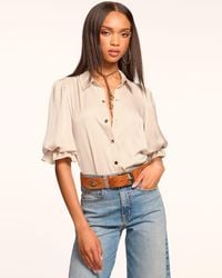 Ramy Brook - Dina Button Down Bodysuit - Lyst