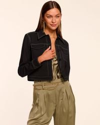 Ramy Brook - Marrie Stitched Stretch Cotton Jacket - Lyst