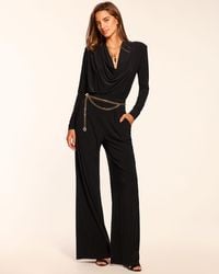 Ramy Brook - Eden Jersey Cowl Neck Jumpsuit - Lyst