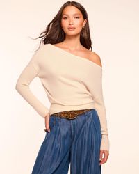 Ramy Brook - Chance Merino Off-The-Shoulder Sweater - Lyst