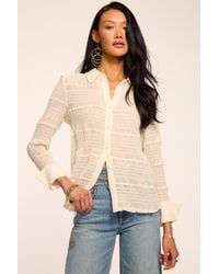Ramy Brook - Estelle Embellished Button Down Top - Lyst