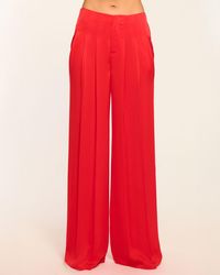 Ramy Brook - Yvette Pleated Wide Leg Pant - Lyst