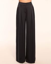 Ramy Brook - Oscar Pleated Wide Leg Pant - Lyst