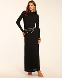 Ramy Brook - Alexandra Knit Mock Neck Maxi Dress - Lyst