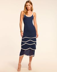 Ramy Brook - Aurelia Knit Tiered Midi Dress - Lyst
