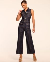 Ramy Brook - Stephania Sleeveless Denim Jumpsuit - Lyst