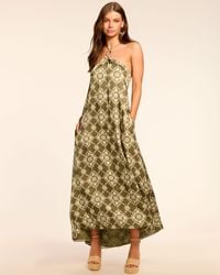 Ramy Brook - Lidia Backless Halter Maxi Dress - Lyst