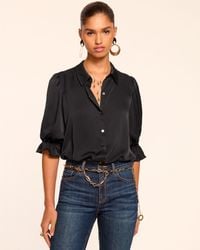 Ramy Brook - Dina Button Down Bodysuit - Lyst