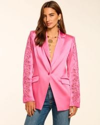 Ramy Brook - Foxi Lace Blazer - Lyst