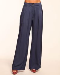 Ramy Brook - Russell Pleated Wide Leg Pant - Lyst