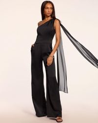 Ramy Brook - Genny One-Shoulder Wide Leg Jumpsuit - Lyst