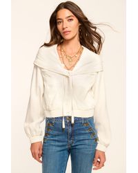 Ramy Brook - Juliana Cropped Hoodie Jacket - Lyst