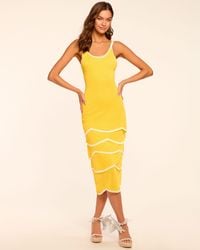 Ramy Brook - Aurelia Knit Tiered Midi Dress - Lyst