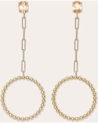 Ramy Brook - Lizzy Gemstone Hoop Earrings - Lyst