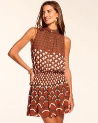Ramy Brook - Mindie Sleeveless Smocked Mini Dress - Lyst
