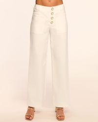 Ramy Brook - Marjory Ankle Length Stretch Cotton Pant - Lyst