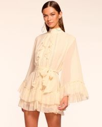 Ramy Brook - Claudia Silk Chiffon Ruffle Tiered Mini Dress - Lyst