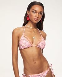 Ramy Brook - Printed Sena Triangle Bikini Top - Lyst