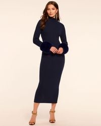 Ramy Brook - Linda Wool Blend Sweater Midi Dress - Lyst