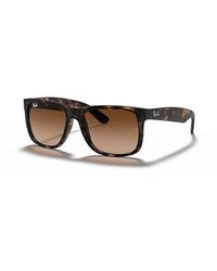 Ray-Ban - Justin Classic Sunglasses Frame Blue Lenses Polarized - Lyst